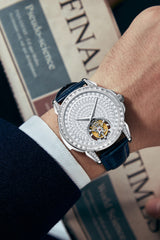 Master Series Zivanche Mclaro Edition Full Diamond-Tourbillon Watch