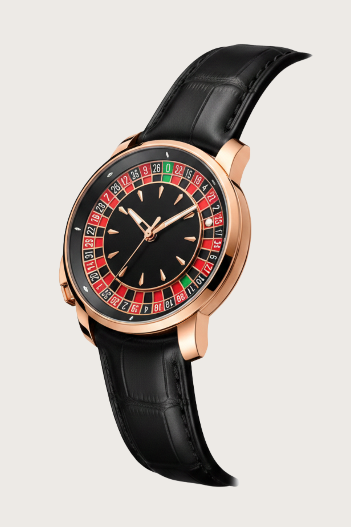 Casino Series Rose Gold Poker Roulette Automatic Watch (41614817)
