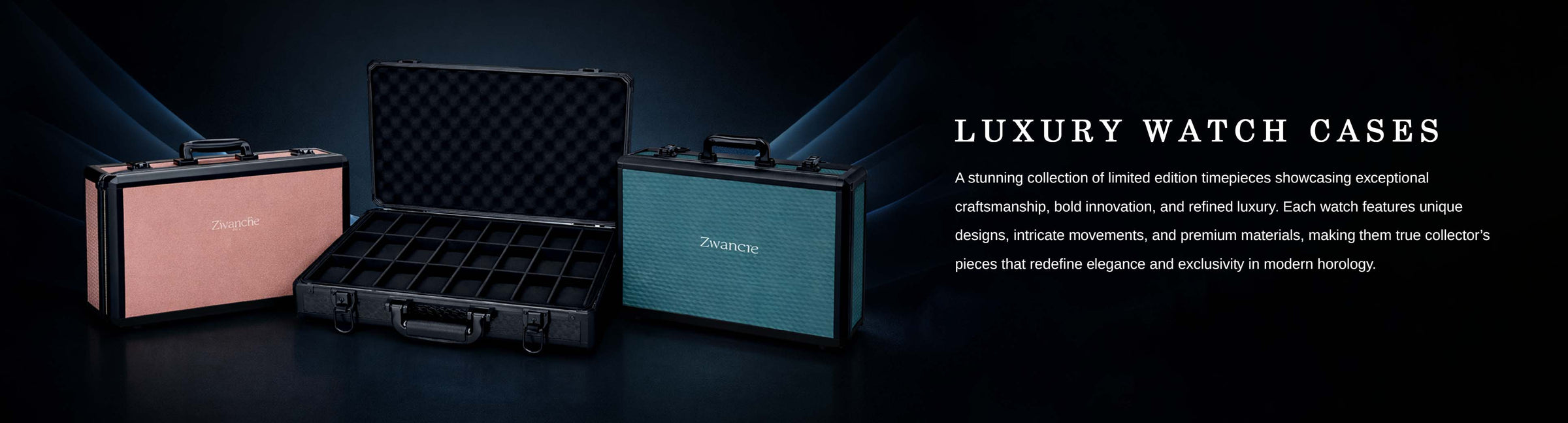 Luxury watch cases