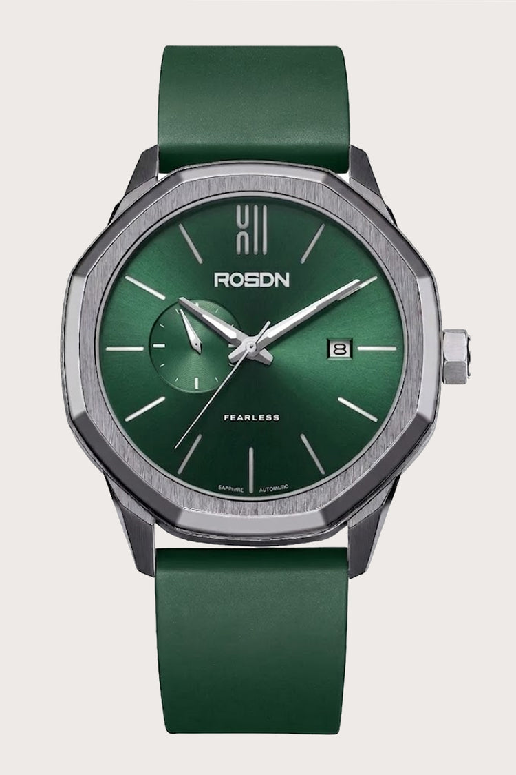 Verdant Steel | Rosdn Green Mechanical Watch