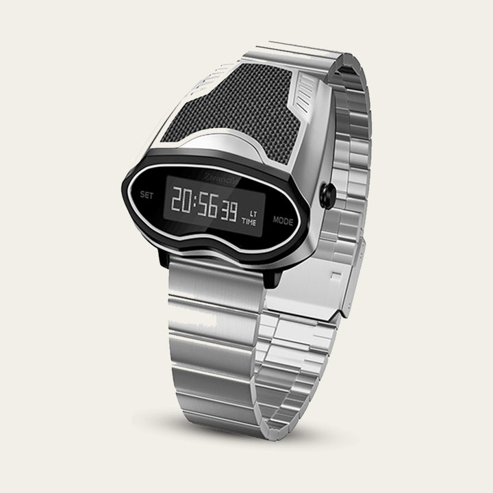 Rebscyan | Silver Digital Watch