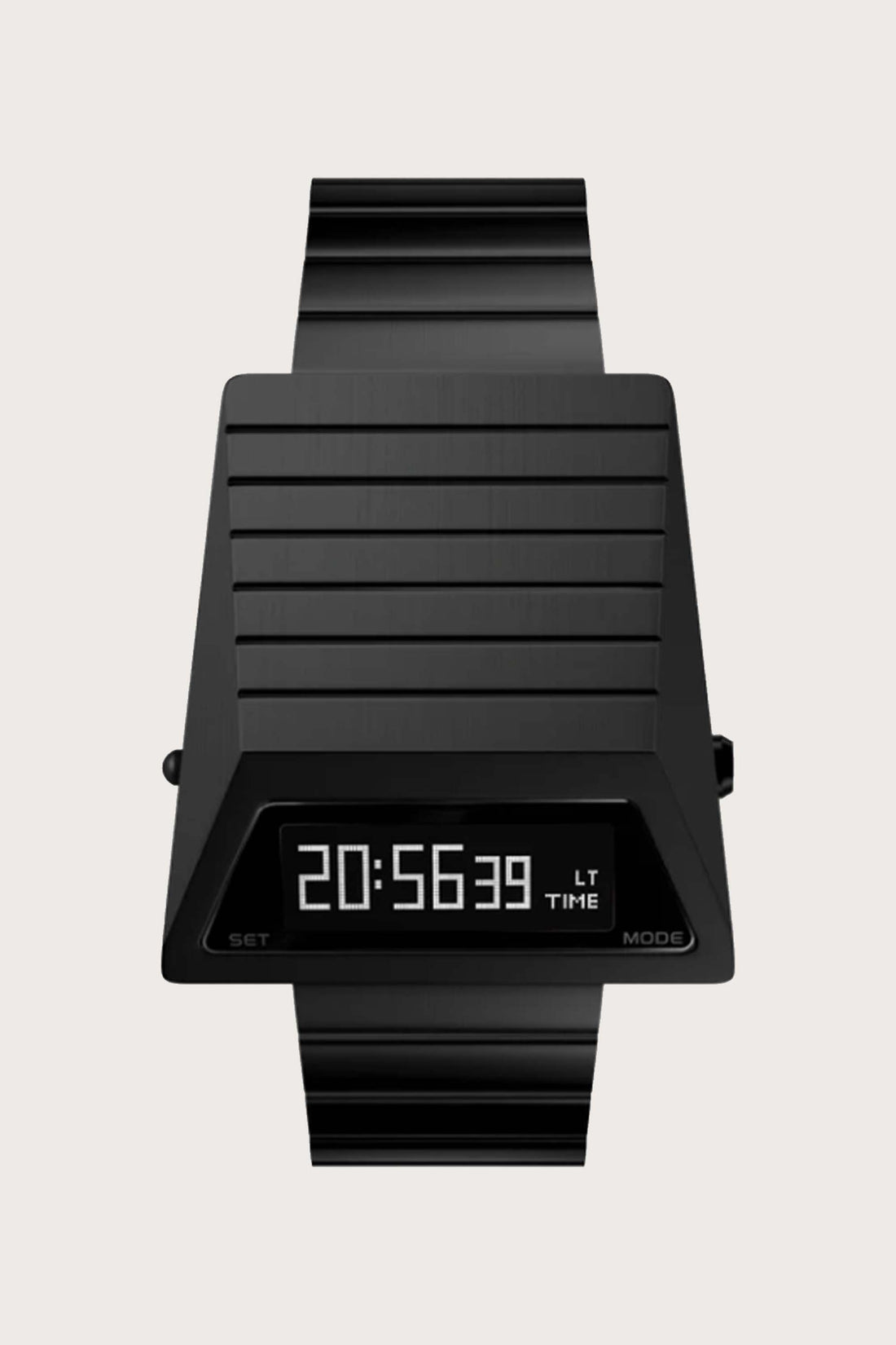 Armored Tank | Metallic Black Digital Watch