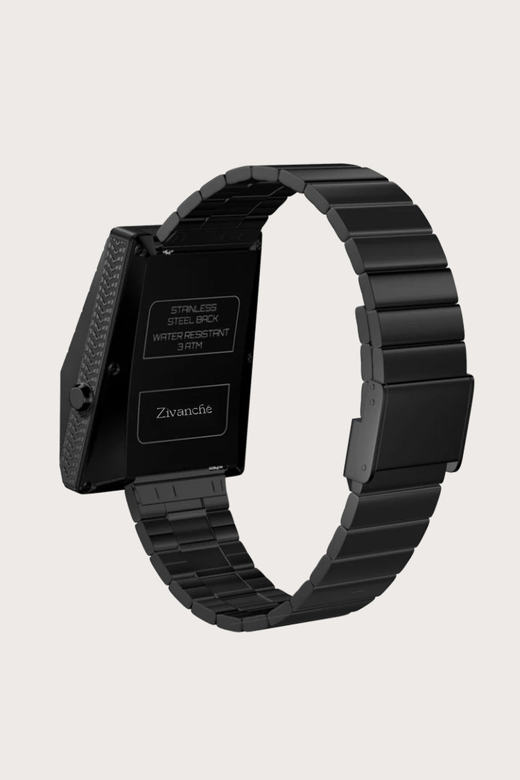 Armored Tank | Metallic Black Digital Watch