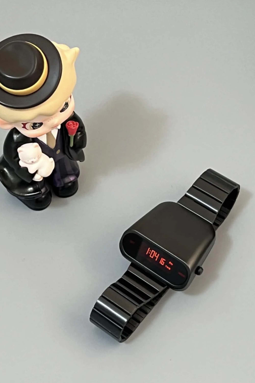 Gladiator | Metallic Black Digital Watch