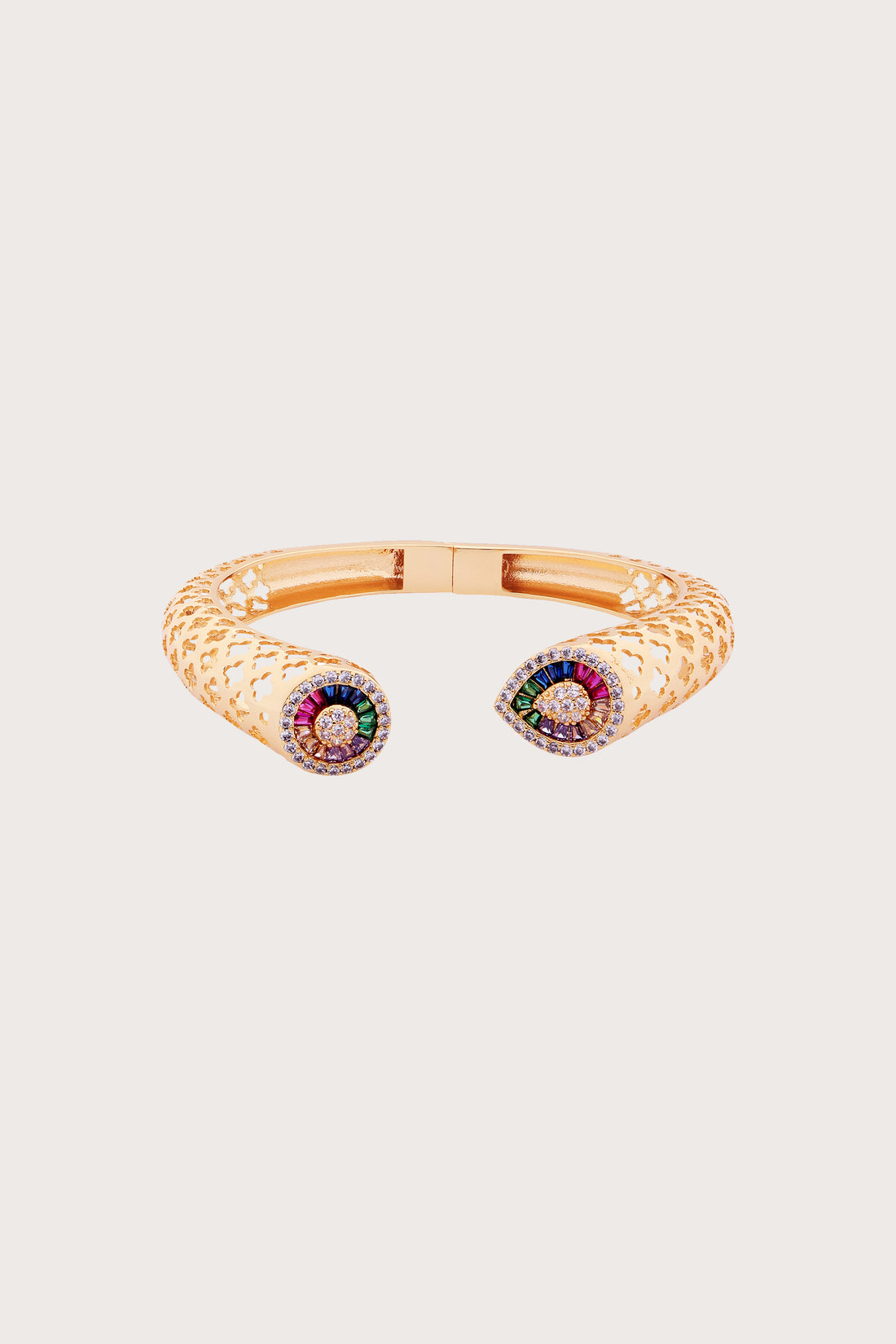 Gilded Spectrum | Diamond Braided Bracelet