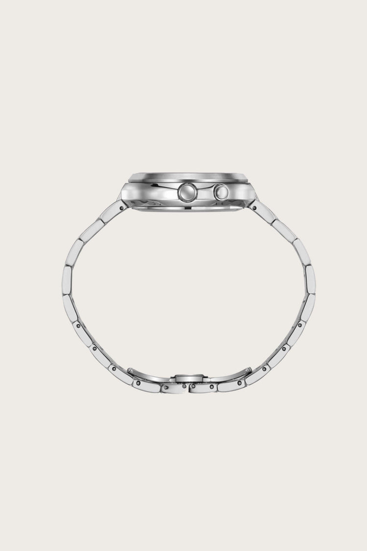 Spin Dial | Silver Black Automatic Watch