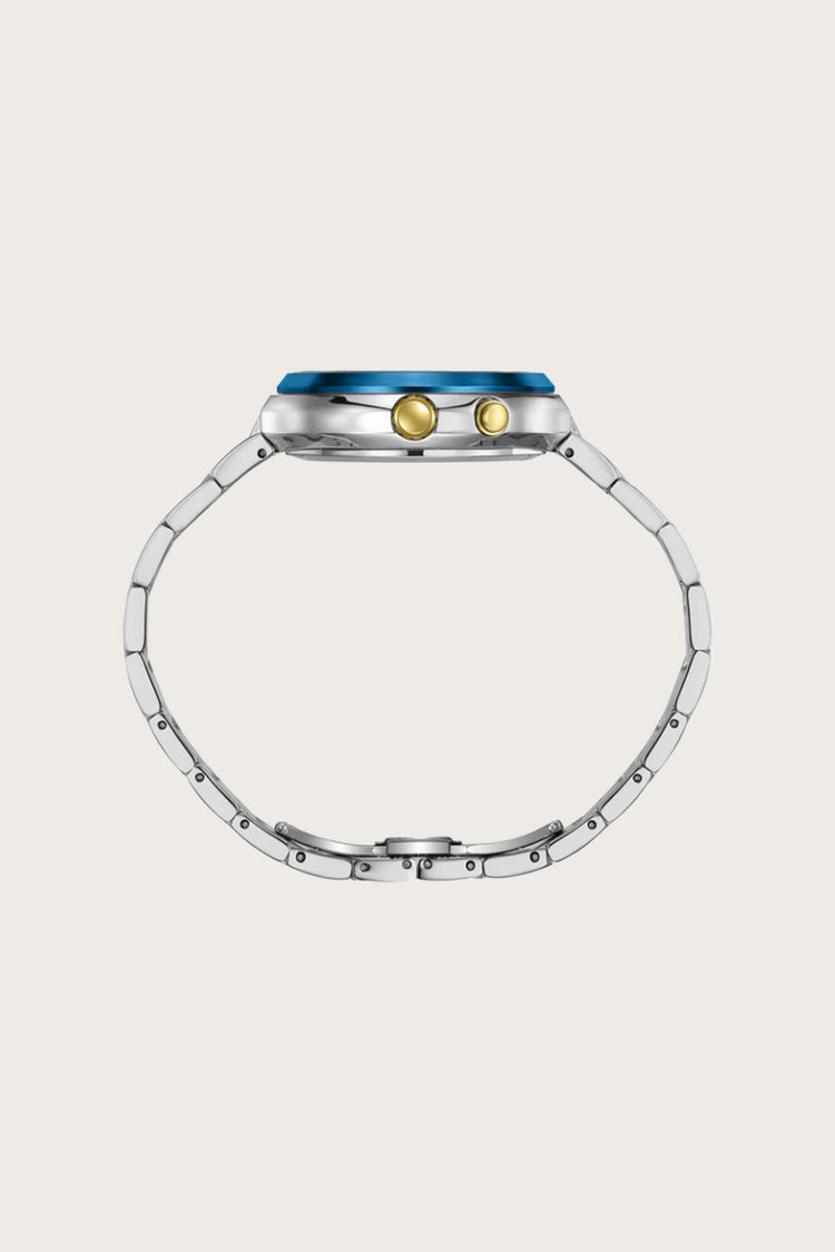 Spin Dial | Silver Blue Automatic Watch
