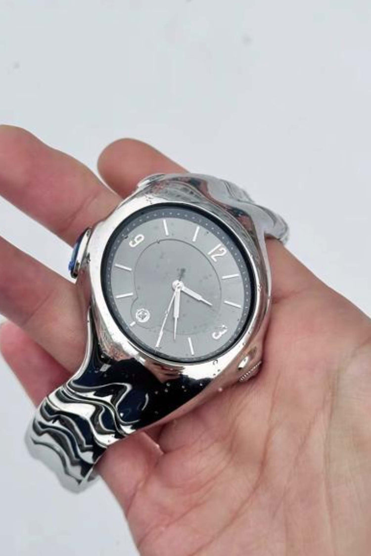 Mobius | Silver Black Dial Automatic Watch
