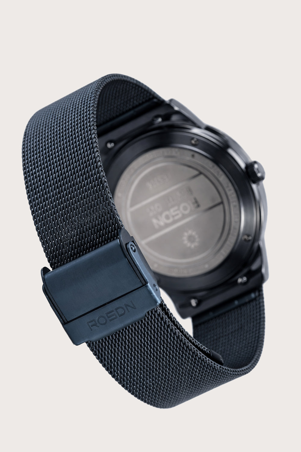 Cobalt Royal | ROSDN Diagonal-Stripe Blue Dial Watch
