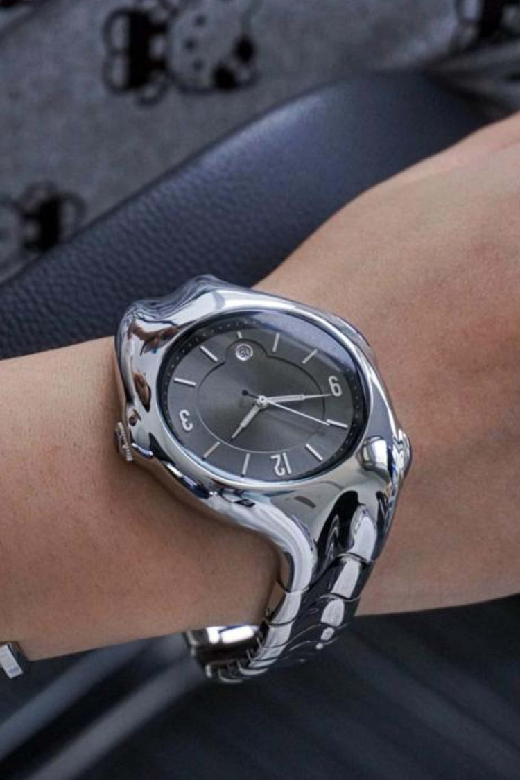 Mobius | Silver Black Dial Automatic Watch