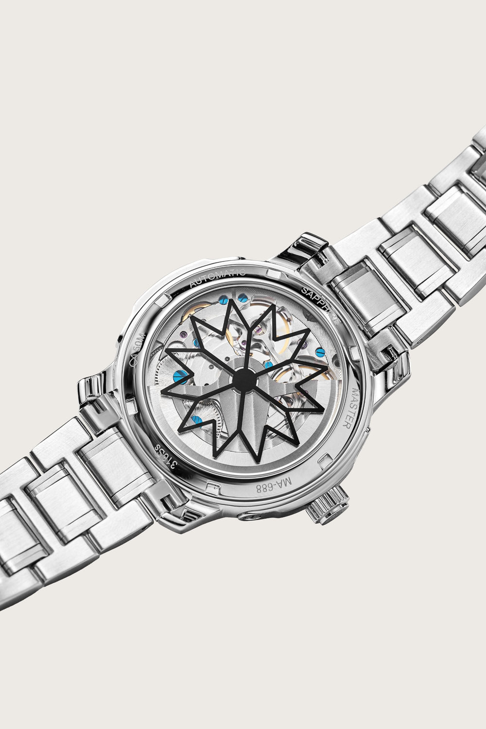 Supercar| Silver Black Hurricane | A Mclaro original Edition Watch