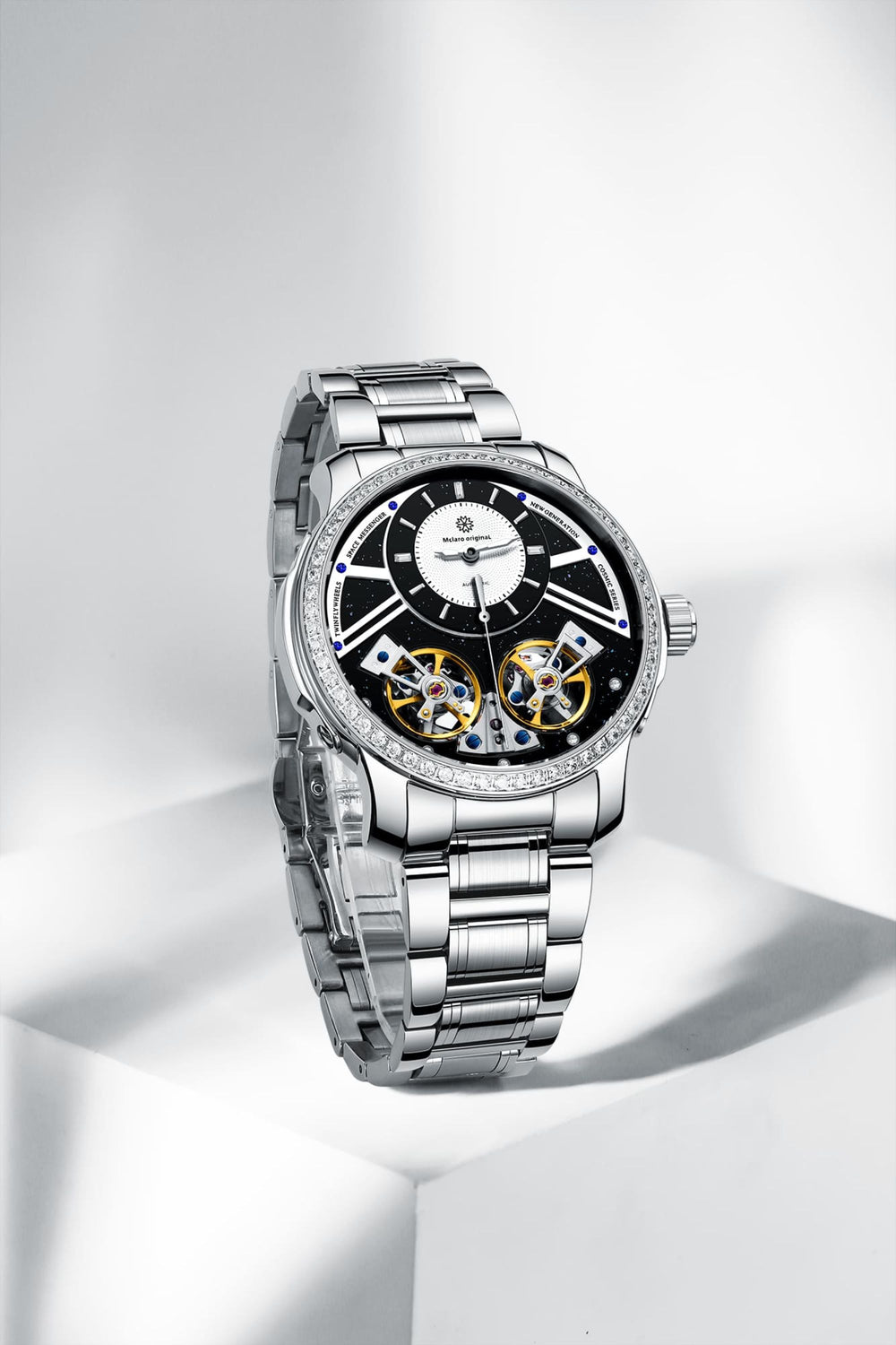 Supercar| Silver Black Hurricane | A Mclaro original Edition Watch