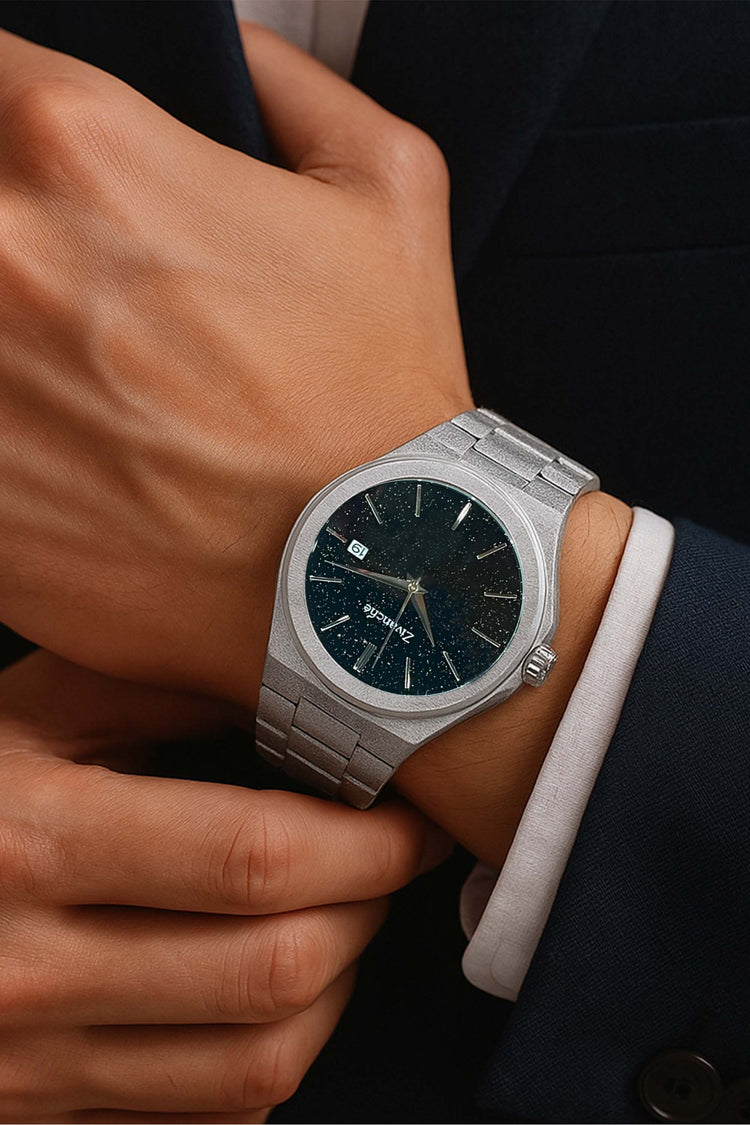 Tiro | Silver Black Dial Luxury  Watch - (39907738)