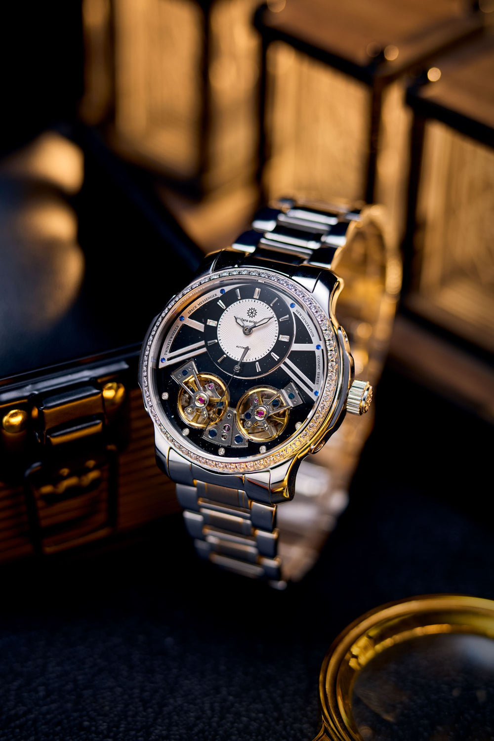 Supercar| Silver Black Hurricane | A Mclaro original Edition Watch