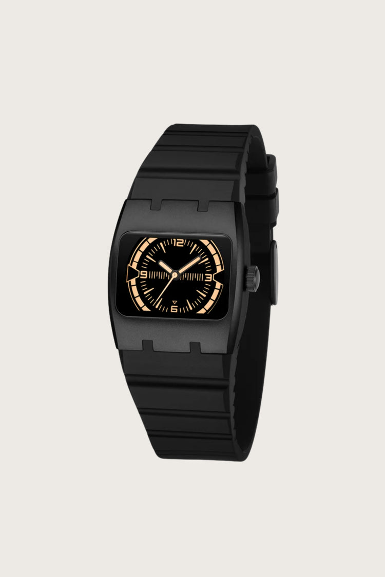 Armor Grid | Black Peach Dial Watch