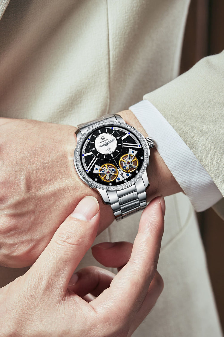 Supercar| Silver Black Hurricane | A Mclaro original Edition Watch
