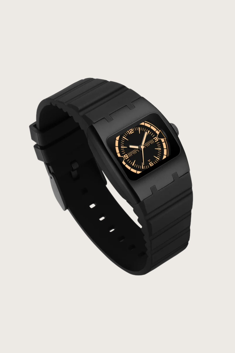 Armor Grid | Black Peach Dial Watch