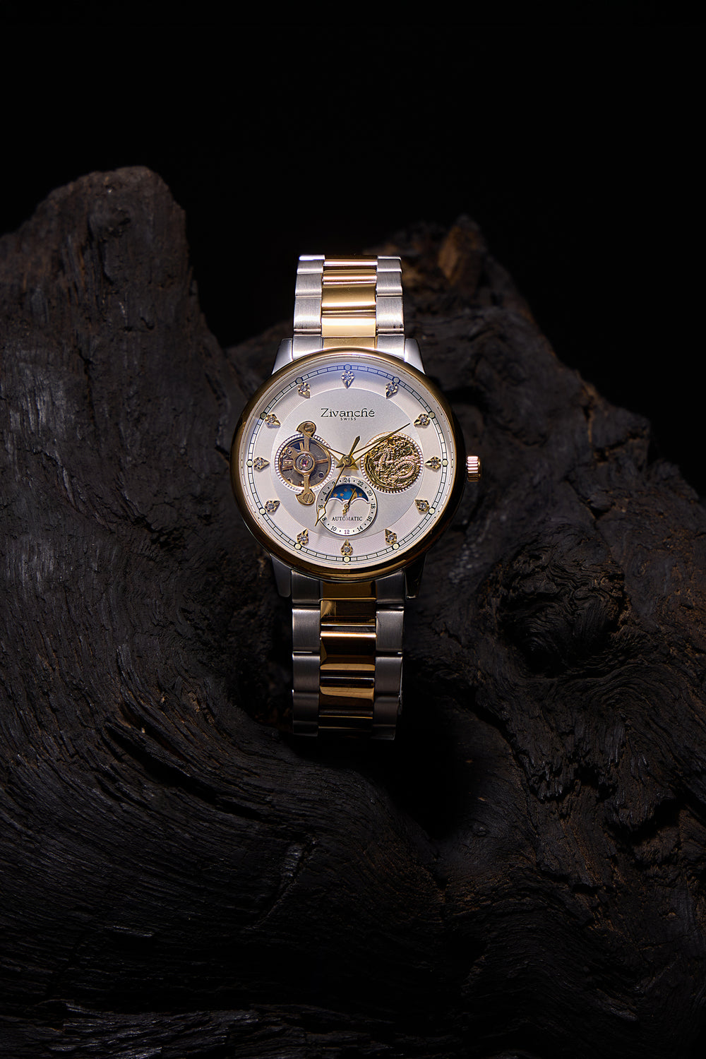 Imperial Gold Dual-Tone Moonphase Automatic