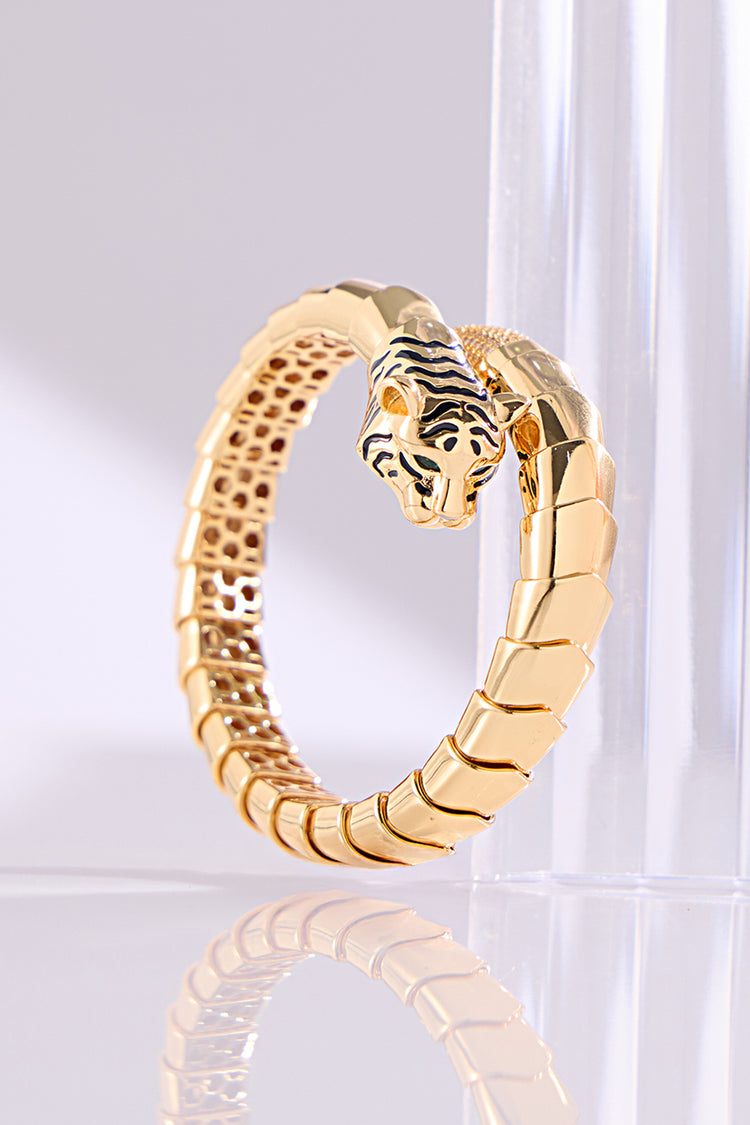 Gilded Tiger | Golden Black Bracelet
