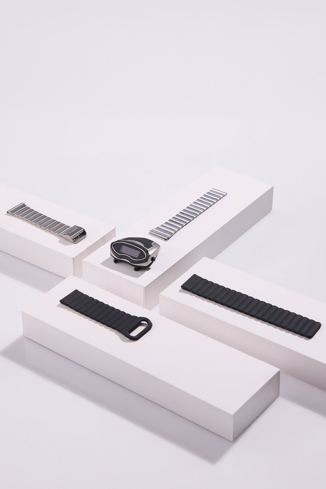 Rebscyan | Silver Digital Watch