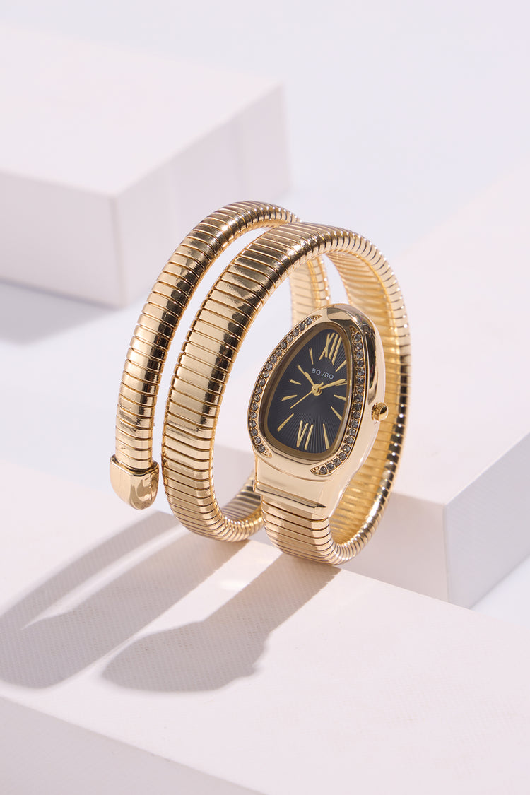 Le Serpent | Golden Black Serpenti Watch | A Bovbo Edition Watch (40503334)