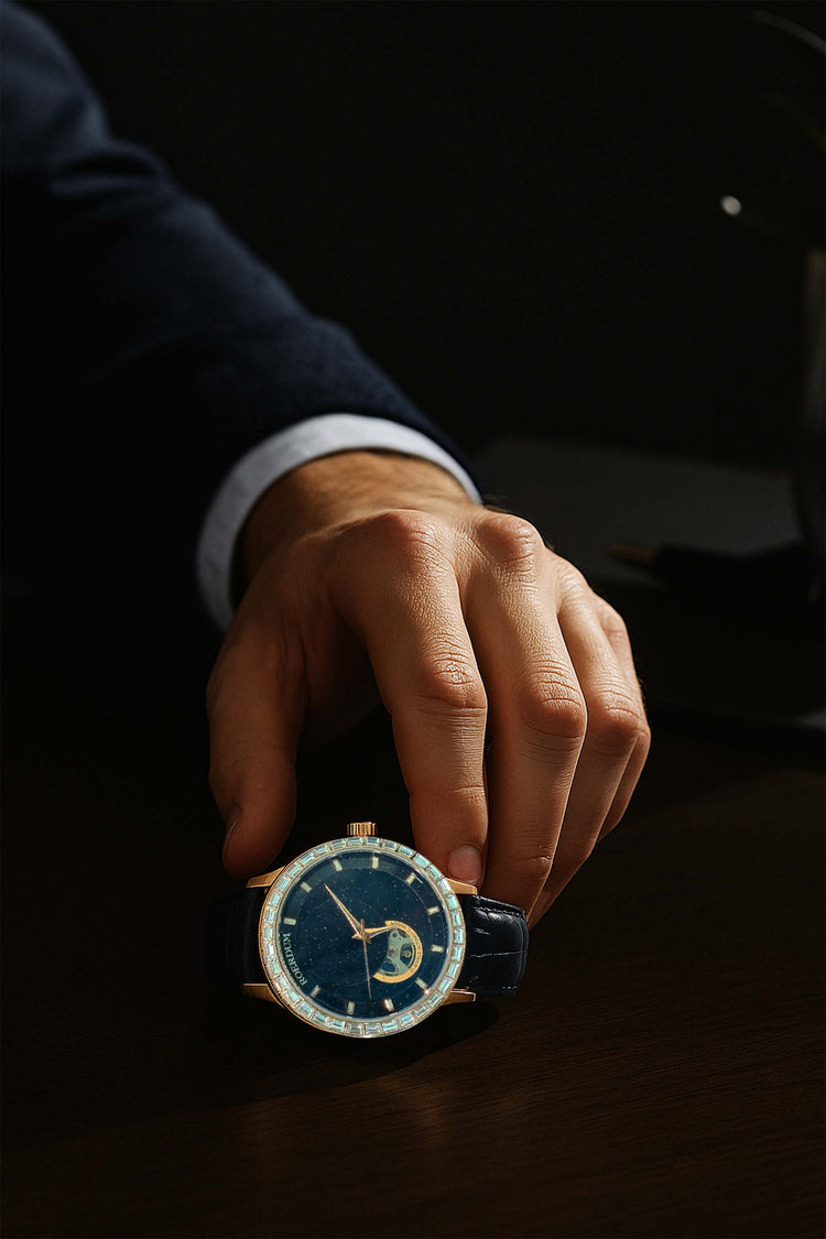Space Moon | Blue Automatic Watch | A Roerdum Edition Watch (39907737)