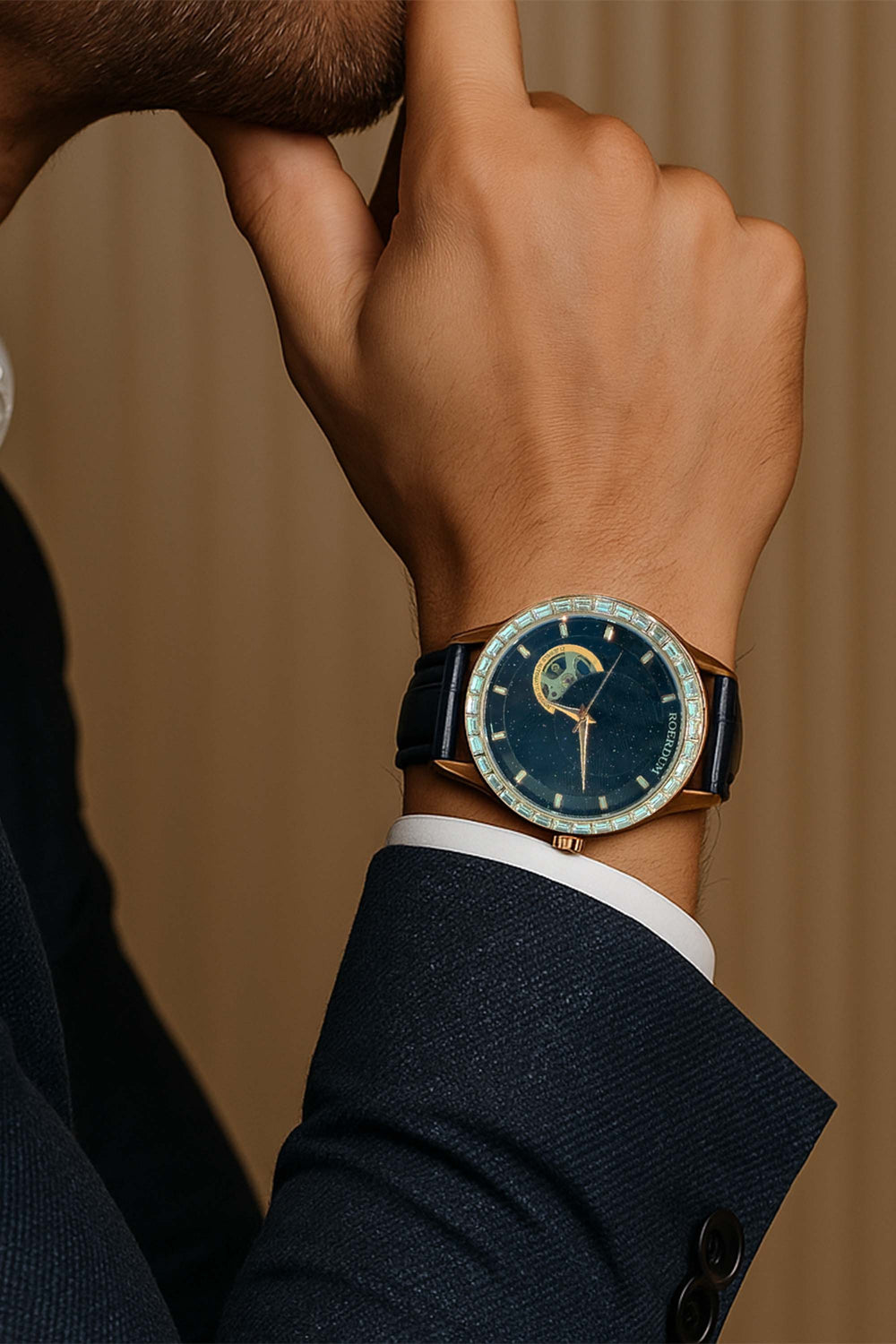 Space Moon | Blue Automatic Watch | A Roerdum Edition Watch (39907737)