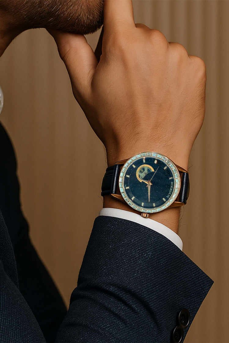 Space Moon | Blue Automatic Watch | A Roerdum Edition Watch (39907737)