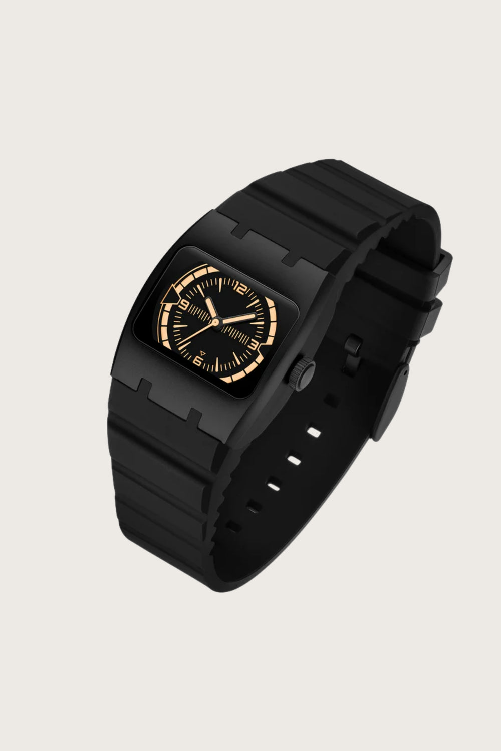 Armor Grid | Black Peach Dial Watch