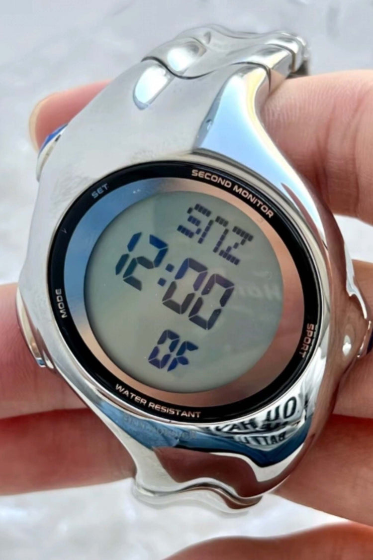 Terminator | Silver Digital Watch