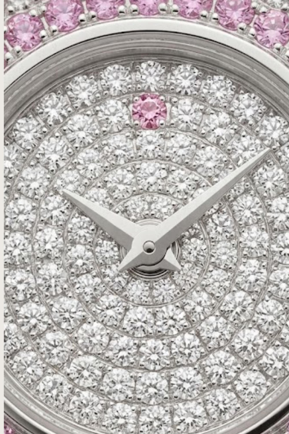 Blossom Royale Pink Diamond Floral Luxury Bracelet Watch for Women