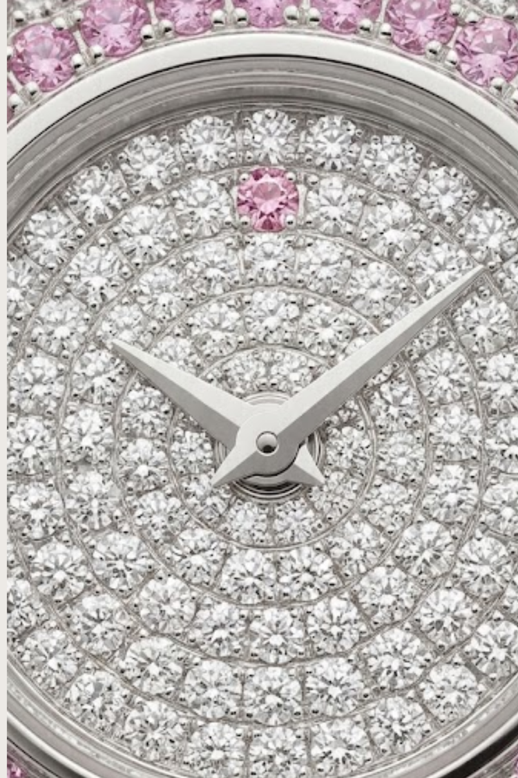 Blossom Royale Pink Diamond Floral Luxury Bracelet Watch for Women