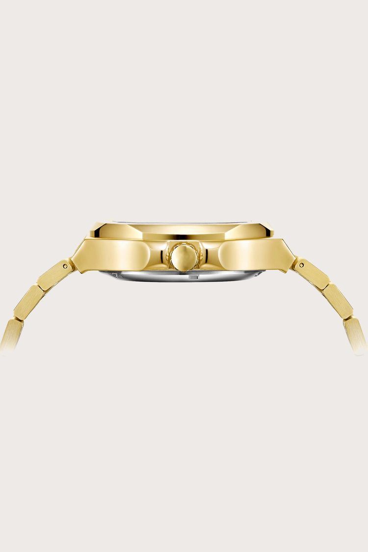 Cosmo | Golden Blue Sun & Moon Face  Watch - (39936953)