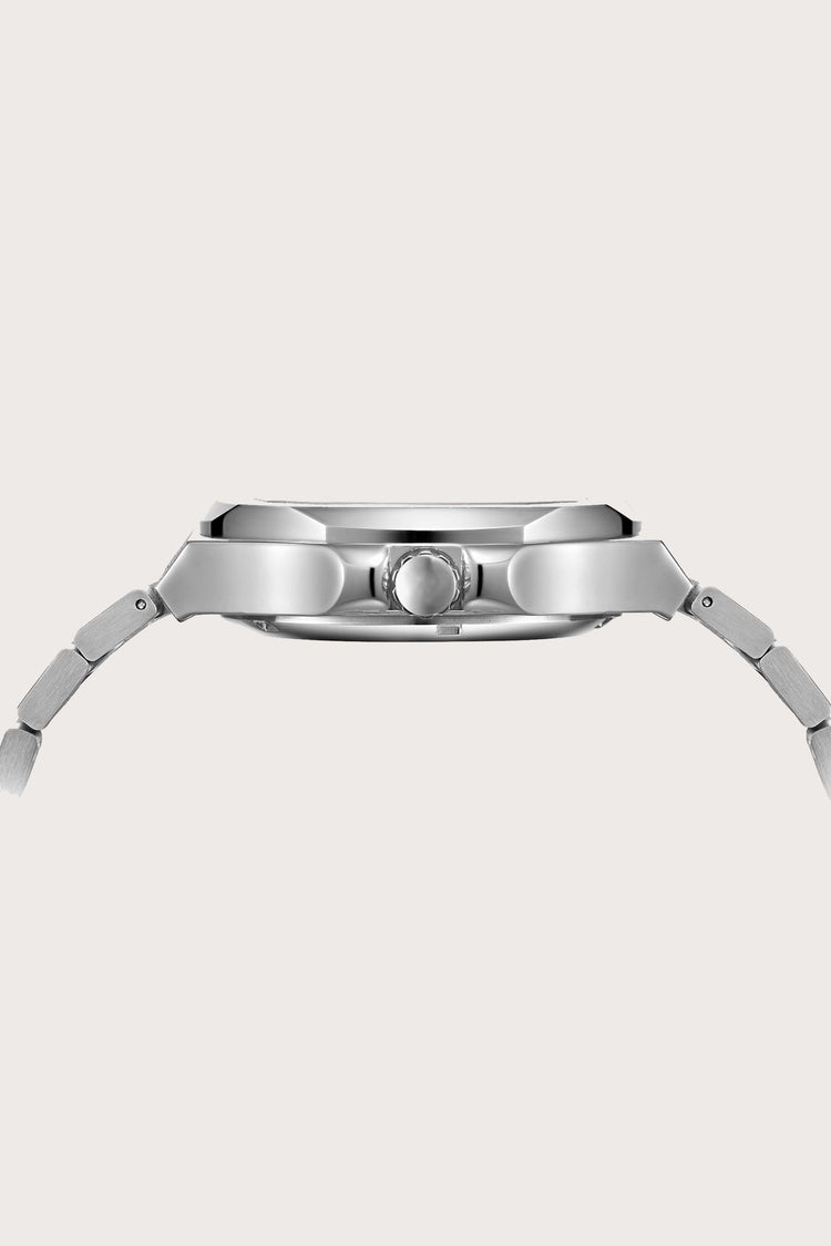 Cosmo | Silver Blue Sun & Moon Face Watch - (39936951)