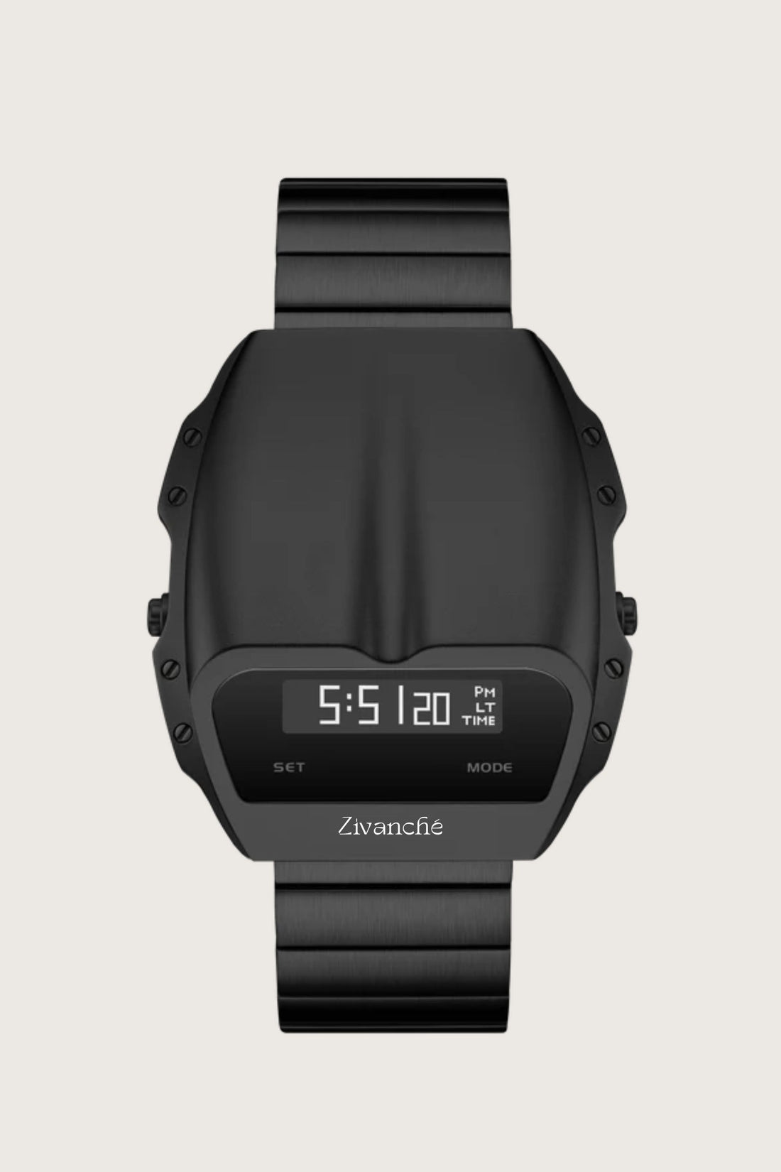 Luxe Rock | Black Digital Watch