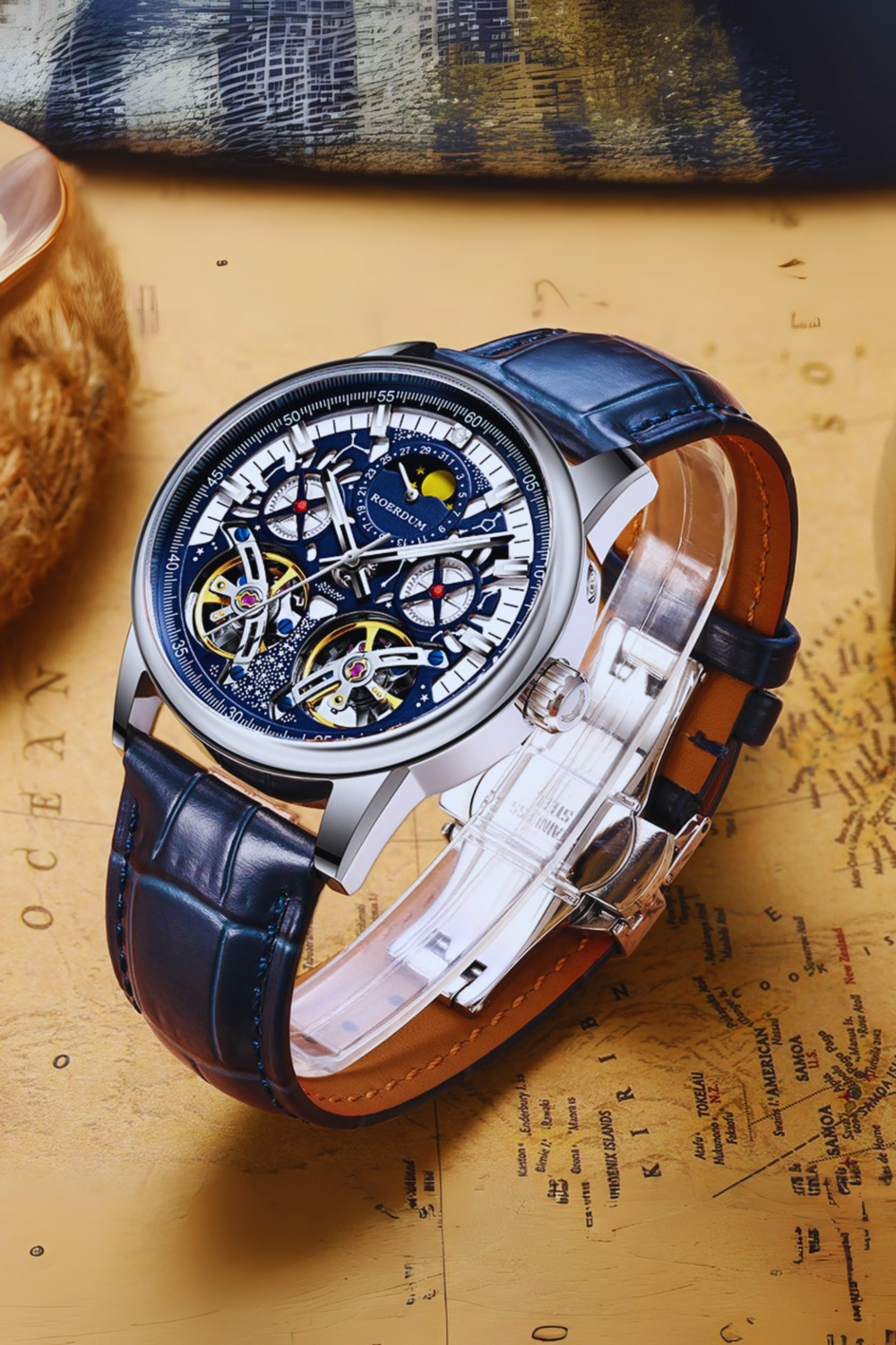 The Big Dipper-Dual Mass Flywheel| Dark Blue Fully Automatic Watch | A  Roerdum Edition