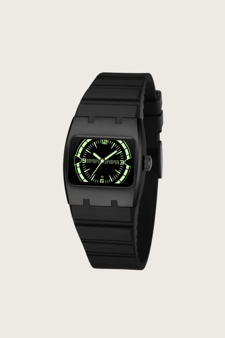 Armor Grid | Black Green Dial Watch