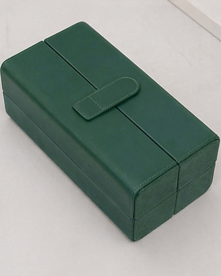 Zivanche Trivio 3-Slot Watch Green Roll Case