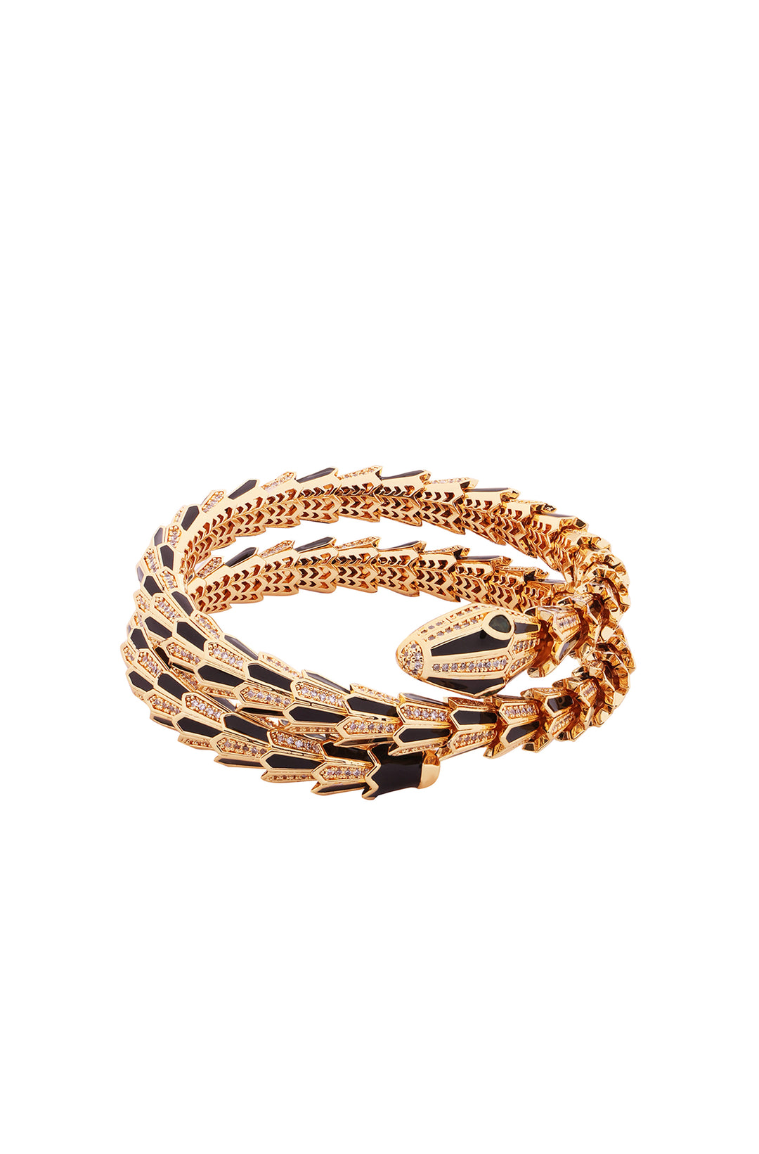 Golden Black Serpenti Bracelet