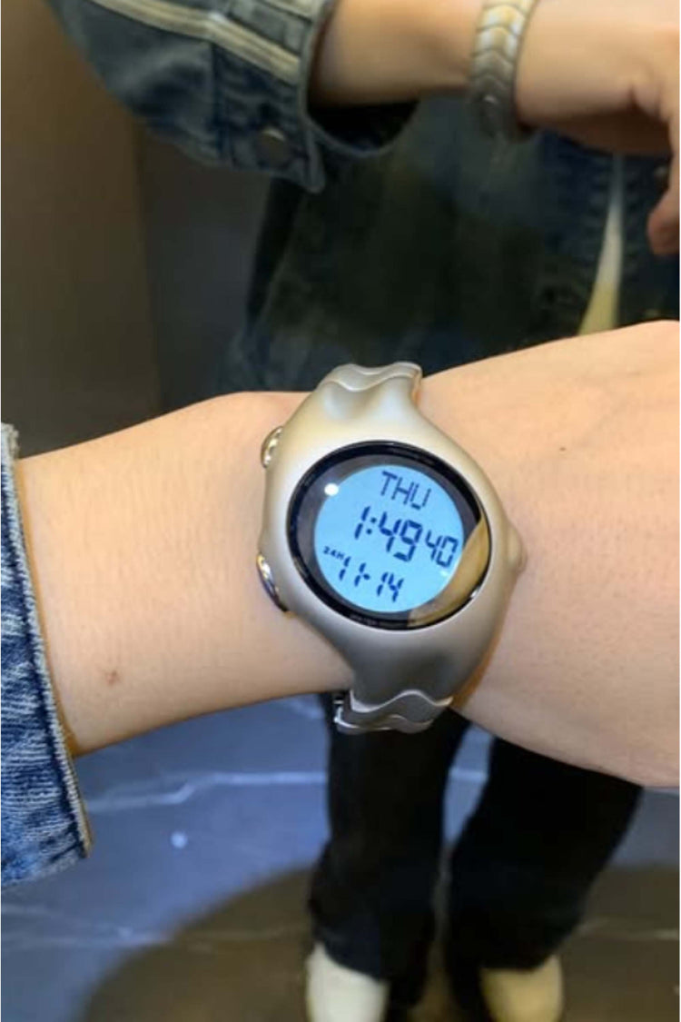Terminator | Silver Digital Watch