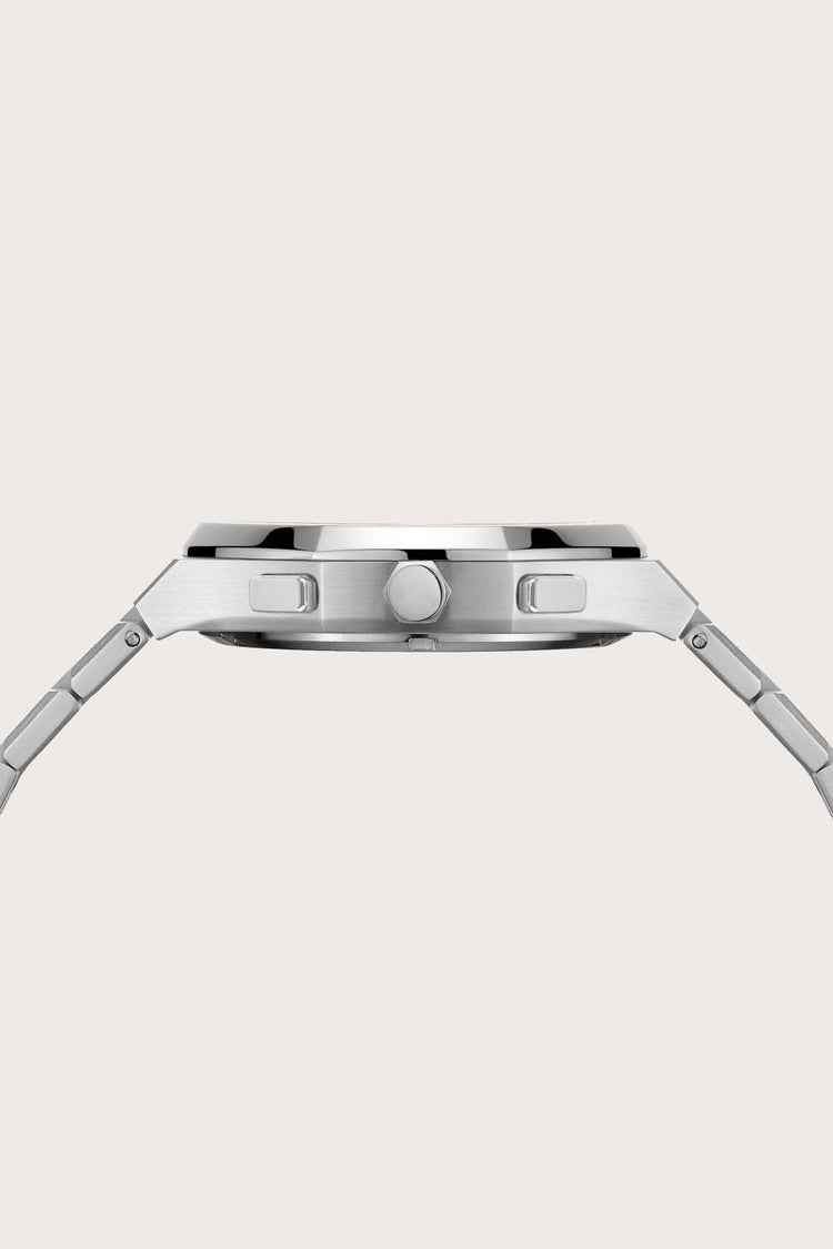 Apolo | Silver Black Chronograph Watch - (39907741)