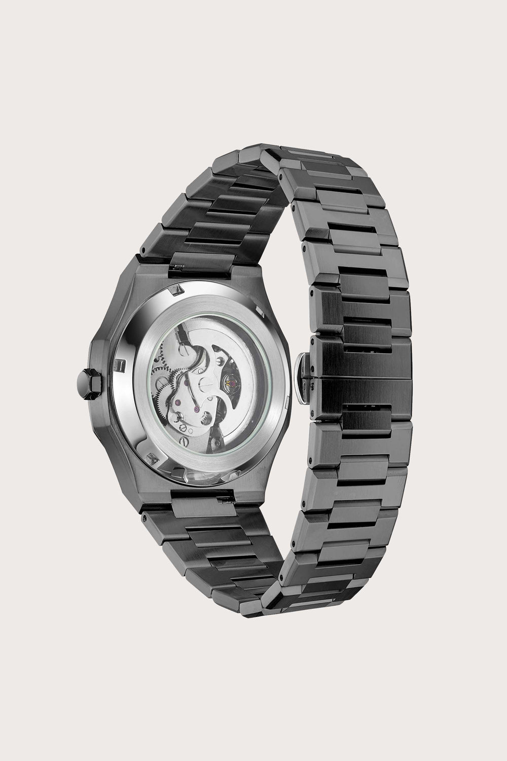 Python | Black Skeleton Dial Automatic Watch - (39936956)