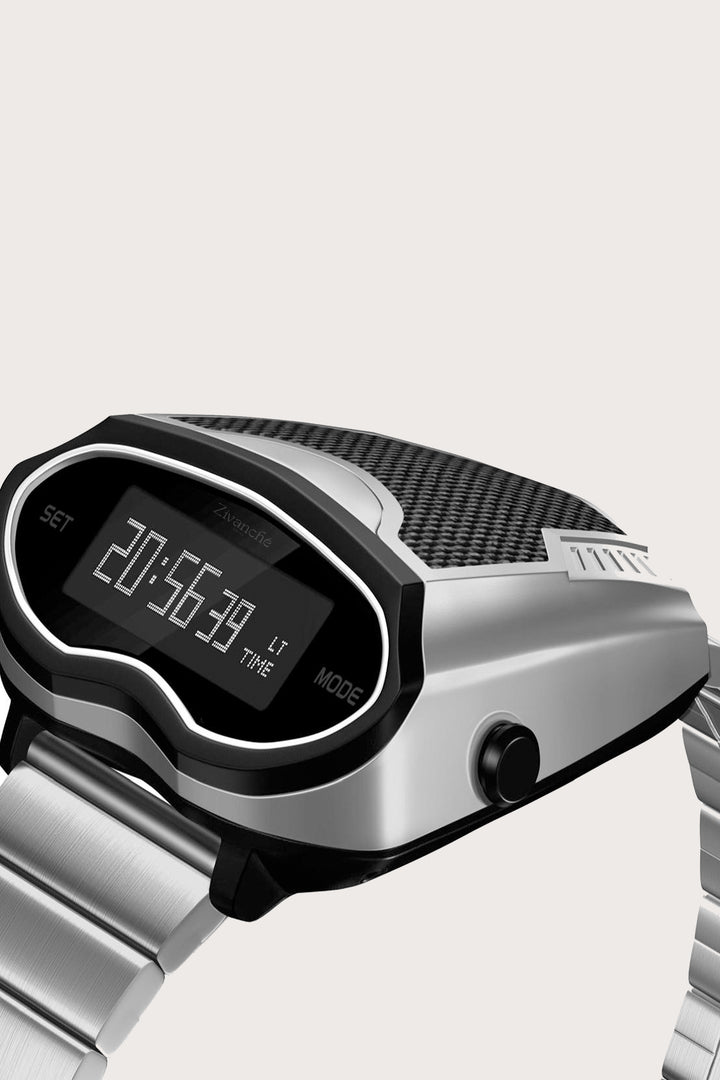 Stargazer | Silver Digital Watch