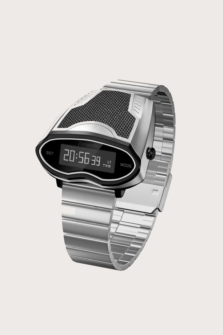 Stargazer | Silver Digital Watch