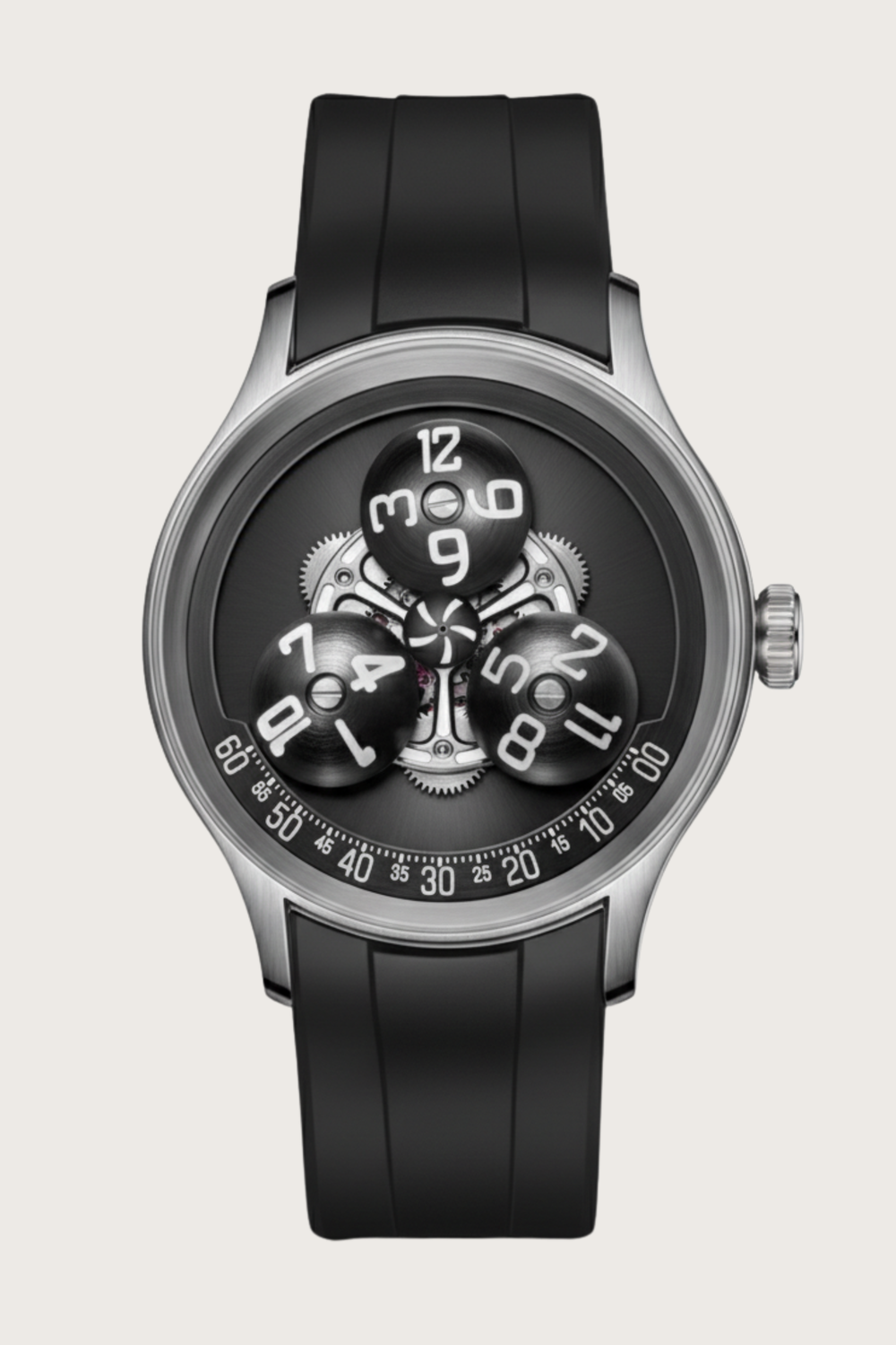 Trisphere Orbit | Black Mechanical Sculpture Edition Watch