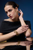 Diamond Starlight | Golden Black Snake Bracelet