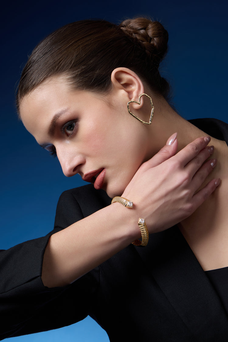 Ivory Gleam | Golden Diamond Tunes Bracelet