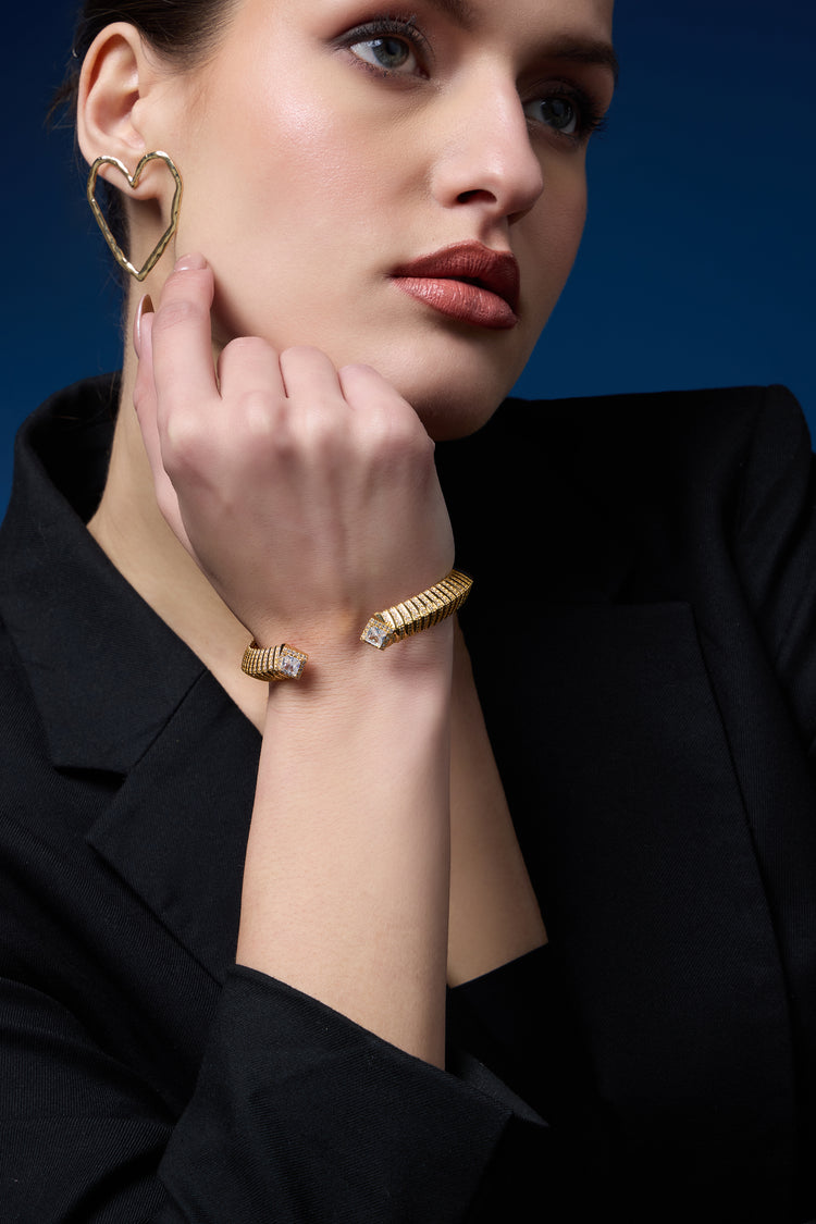 Ivory Gleam | Golden Diamond Tunes Bracelet