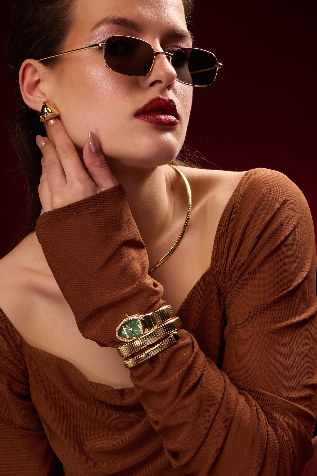 Golden Serpenti Watch