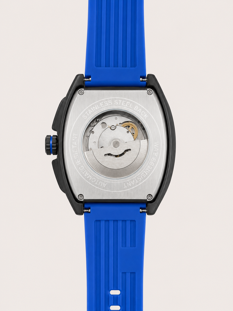 Hypervolt Black Blue Automatic Watch (44658704)